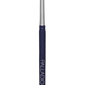 Palladio Retractable Waterproof Eyeliner, Richly Pigmented Color and Creamy, Slip Twist Up Pencil Eye Liner, Smudge Proof Long Lasting Application, All Day Wear, No Sharpener Required, Deep Blue