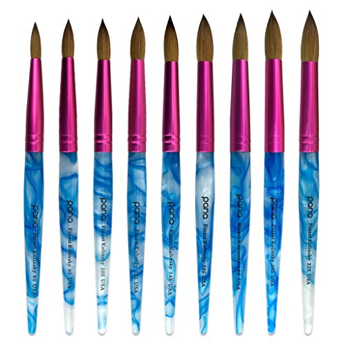 PANA USA Size 6 Kolinsky Hair Professional Acrylic Nail Art Brush - Image 7