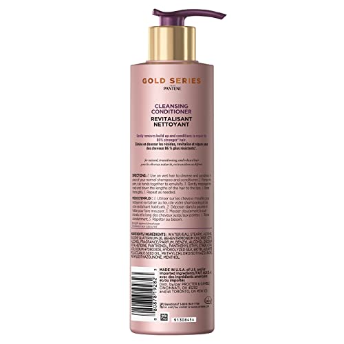 Pantene Pro-V Gold Series Hair Repair Cleansing Conditioner with Biotin, 9.1 fl oz - Image 2