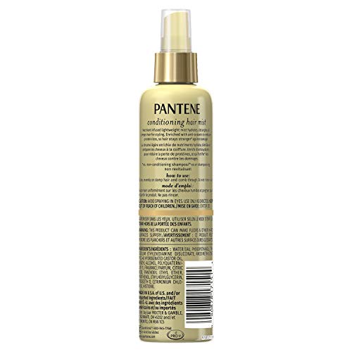 Pantene Pro-V Moisture Mist Detangler 8.5 fl oz for Effortless Combing and Deep Hydration - Image 2