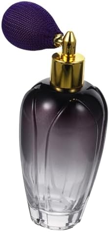Perfume Bottle Refillable Spray Cosmetic Containers Perfume Spray Lotion Spray Squirter Mist Spray Bottle Clear Hair Gel Oils Glass Essential Oil Sprayer Purple Travel