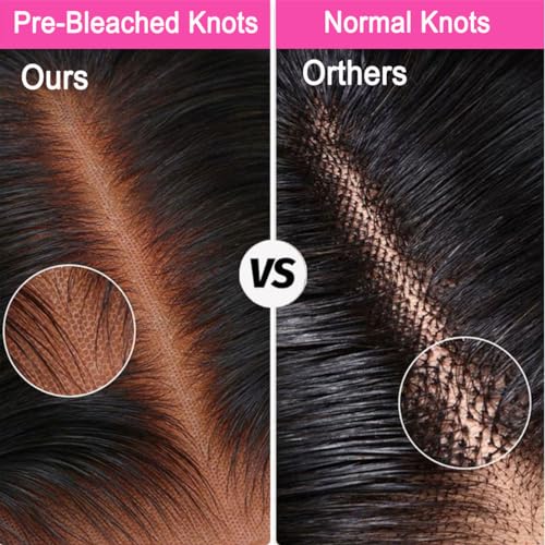 PERISMODA 12A Wear and Go Glueless Wig 7x5 Body Wave HD Lace Closure Human Hair Pre Bleached Pre Plucked Pre Cut Hairline 24 Inch Ready to Go Lace Front Wigs 180% Density Frontal Wigs For Women - Image 2