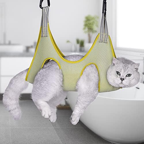 Pet Grooming Hammock for Dogs & Cat, Dog Grooming Harness, Nail Clippers, Nail Trimmers, Scissors with Dog Sling for Nail Clipping Grooming Trimming - Image 7