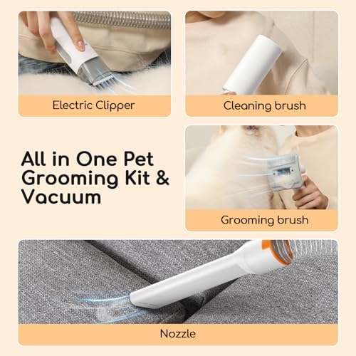 Pet Grooming Kit, 5-Year Replacement, Strong Suction, Durable Stainless Steel, Low Noise, Perfect for Salon at Home - Image 4