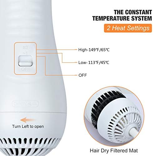 2-in-1 Pet Grooming Hair Dryer with Massage Comb for Small and Medium Dogs and Cats - Image 6