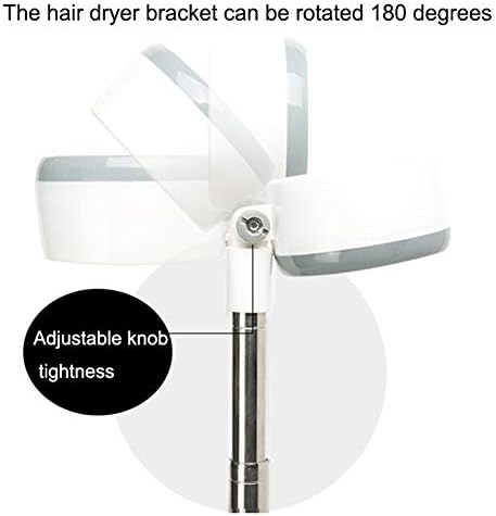 Pet Hair Dryer Holder,180 Degrees Rotatable Hands-Free Retractable Hair Dryer Stand, Dog Cat Grooming Table Hair Dryer Stand Holder Hands Stable Pet Supplies - Image 2