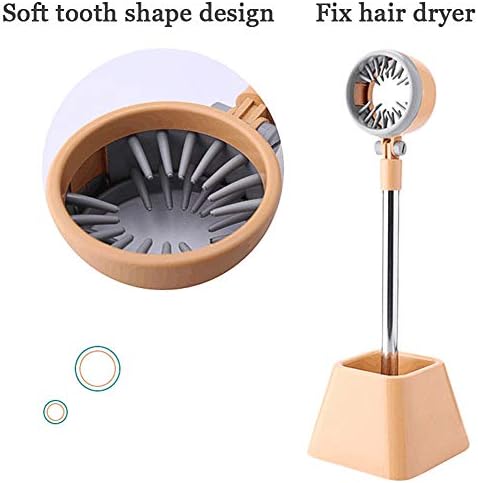Pet Hair Dryer Holder,180 Degrees Rotatable Hands-Free Retractable Hair Dryer Stand, Dog Cat Grooming Table Hair Dryer Stand Holder Hands Stable Pet Supplies - Image 3