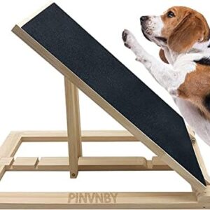 PINVNBUY Wooden Dog Scratch Pad for Nails Square Nail File Toy for Small Dogs