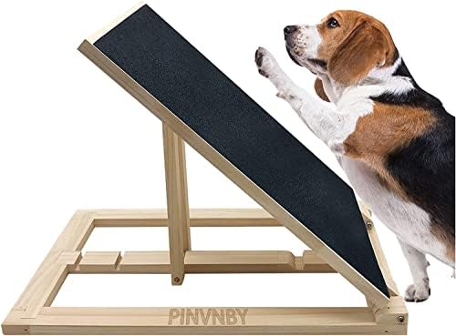PINVNBUY Wooden Dog Scratch Pad for Nails Square Nail File Toy for Small Dogs