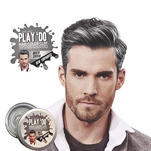 Play 'Do Temporary Hair Color, Gray Hair Wax, Hair Clay, Mens Grooming, Pomade, Silver hair dye(1.8 ounces) … - Image 2