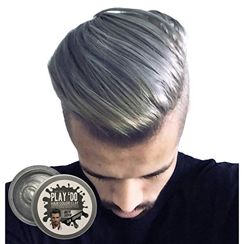 Play 'Do Temporary Hair Color, Gray Hair Wax, Hair Clay, Mens Grooming, Pomade, Silver hair dye(1.8 ounces) … - Image 4