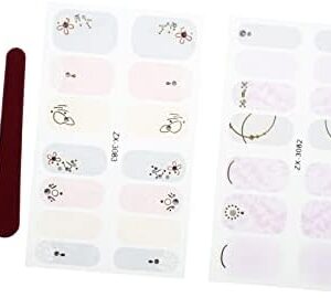 POPETPOP 2pcs Gel Nail Stickers Fake Nail DIY Manicure Supplies Nail Art Decoration Nail Art Polish Decals Nail Polish Stickers Manicure Decor Nail Polish Strips No Bake 5d Accessories