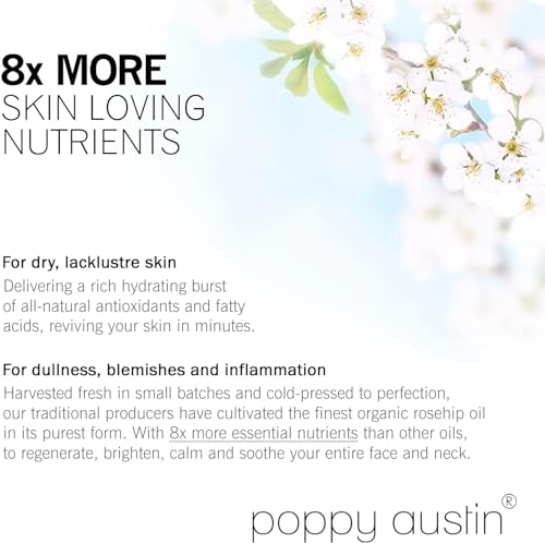 Poppy Austin Organic Rosehip Oil 2oz for Face and Skin - Image 2