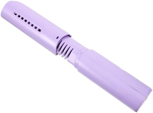 Portable Cordless Rechargeable Hair Straightener Brush and Comb for Women, Purple, 2-in-1 Styling Tool - Image 5