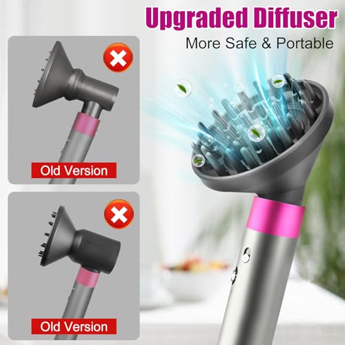 Portable Hair Diffuser Attachment for Dyson for Airwrap HS05 HS03 HS01, Hair Dryer Diffuser Nozzle Converting for Airwrap Styler To Hair Dryer - Image 2