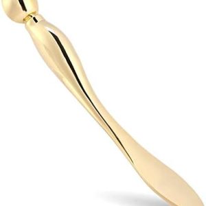 Portable Zinc Alloy Eye Cream Applicator and Gua Sha Facial Massager Tool