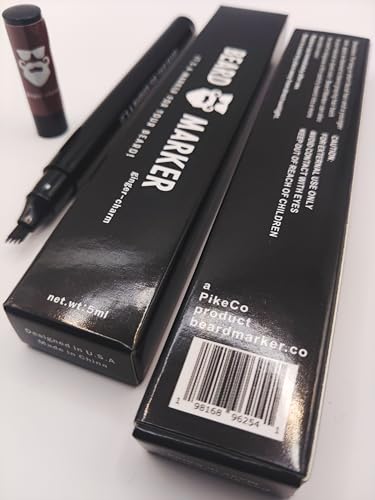 Ginger-Charm Waterproof Beard Filler Pen for Reddish-Brown Hair 50ml Capacity - Image 2