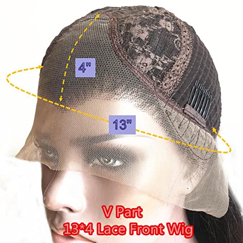 Preplucked Full 150% Density Kinky Curly Glueless Lace Front Human Hair Wigs Burgundy #99J Dark Red 18inch Ear to Ear Lace Frontal Human Hair Wigs with Baby Hair - Image 6