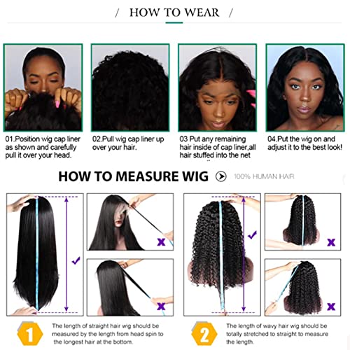 Preplucked Full 150% Density Kinky Curly Glueless Lace Front Human Hair Wigs Burgundy #99J Dark Red 18inch Ear to Ear Lace Frontal Human Hair Wigs with Baby Hair - Image 7