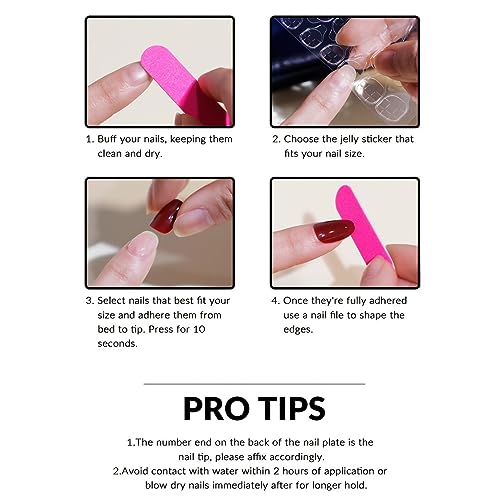 Press On Nails Long Coffin Pink Silver Heart Spider Fake Nails Acrylic False Nail Tips Kit Glue on Nails for Women - Image 4