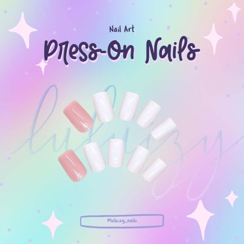 Press On Nails Square Semi-Transparent Thin Nail Tips Glossy Finish Reusable Kit with Nails Glue Gel Stickers Cuticle wooden Stick 5 Accessories (Fuchsia) - Image 3
