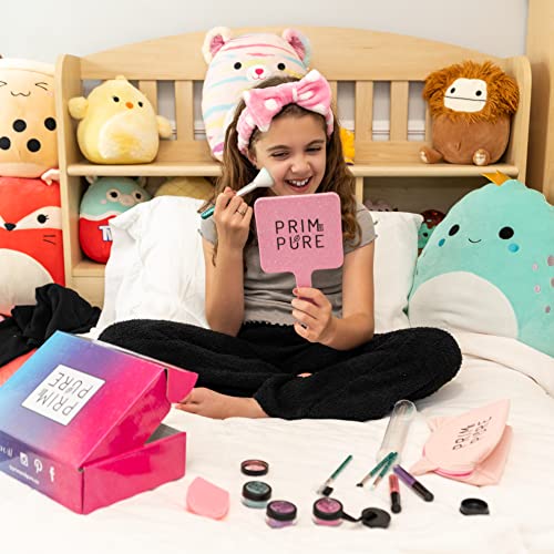 Prim and Pure Ultimate Mineral Kids Makeup Gift Set | Perfect for Play Dates & Birthday Parties | Kids Safe Eyeshadow Makeup – Mineral Blush | Organic & Natural Makeup Kit for Kids| Made in USA - Image 7
