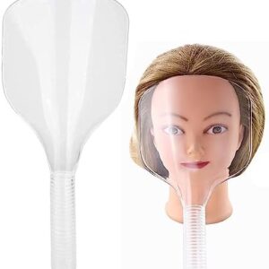 Professional Mask Spray Protect Clear Plastic Hairspray Face Shield Hair Barber Salon Hairdressing Haircut Eyes Protector Cover for Hair Coloring Styling Shade Tools