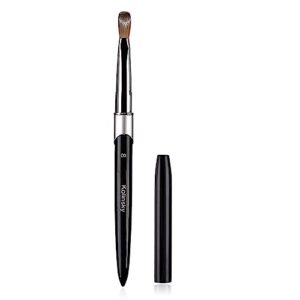 Professional Nail Pen Art Brush with Metal Handle Soft Faux Mink Bristles Multifunctional Uv Gel Carving for Acrylic Liquid Powder Painting Manicure 8