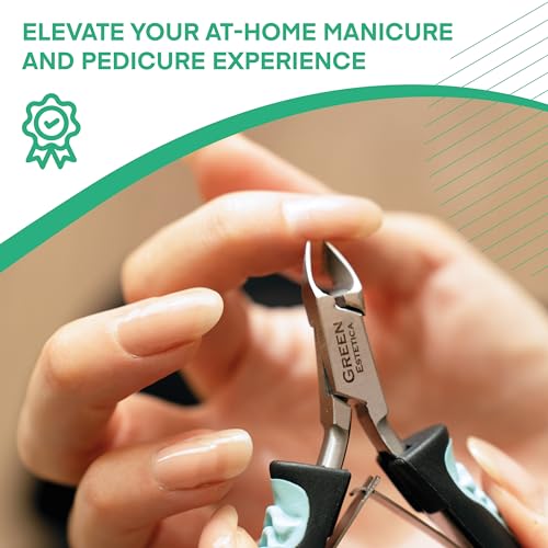 Professional Stainless Steel Cuticle Trimmer with Non-Slip Grip Handle for Nail Care - Image 4