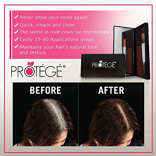 Protege Beauty Root Touch Up Powder Temporary Hair Concealer for Auburn, Water-Resistant, 0.35 oz - Image 2