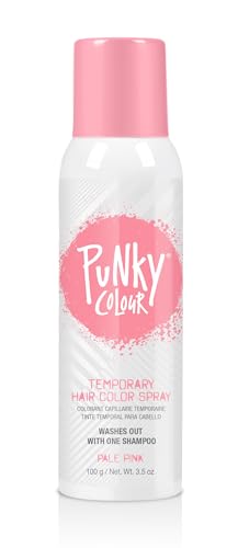 Punky Pastel Temporary Hair Color Spray, Pale Pink, 3.5 oz, 1-Pack