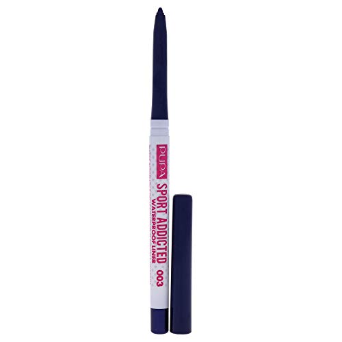 Pupa Milano Sport Addicted Waterproof Eyeliner 003 Energy Blue 0.012 Oz Long Lasting Color