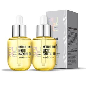 PURC Hair Density Essential Oil, PURC Oil for Hair Growth, PURC Hair Growth Essence Oil, Natural Hair Density Essential Oil (2 PCS)
