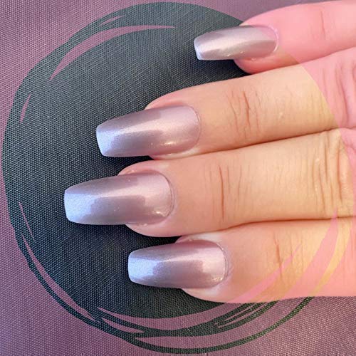Purple Shimmer Thermal Color Changing Nail Polish, Purple to Pink Polish : Twilight - Image 4