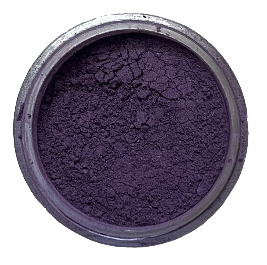 Purple/Pink Loose Eyeshadow - Indie Makeup - 100% vegan & cruelty-free beauty products inspired by horror, pop culture, and the absurd (Matte Dark Plum)