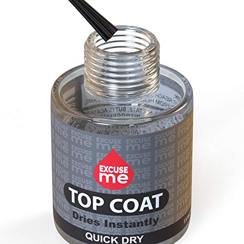 Quick Dry Fast Drying Super Shiny Nail Polish Top Coat 0.5 oz 15ml - Image 3