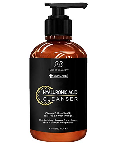 Radha Beauty Hyaluronic Acid Complete Facial Care Kit - 3-in-1 Anti-Aging Set with Cleanser, Serum, and Moisturizer for Wrinkles, and Dark Spots. Day & Night Brightening Skincare Gift Set - Image 2