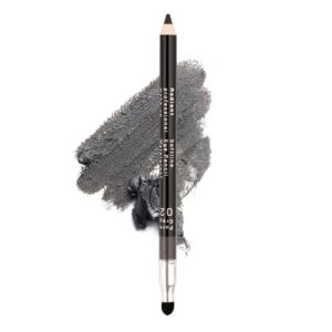 Radiant Professional Softline Waterproof Eye Pencil with Smudging Tool - Long Lasting Under Eye Liner for Women, For the Perfect Smoky Eye, Pure Grey (02)
