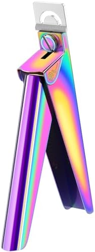 Rainbow Nail Clippers for Professional Acrylic Manicures 4-Piece Set