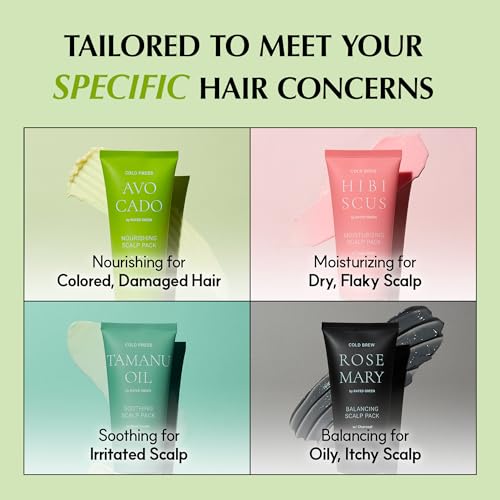 RATED GREEN COLD BREW Rosemary Balancing Scalp Pack w/Charcoal | Korean Hair Care Hair Conditioning Mask | Deep Conditioning Hair Mask for Dry Damaged Hair | Hydrating Hair Mask, 6.76 Fl. Oz - Image 7