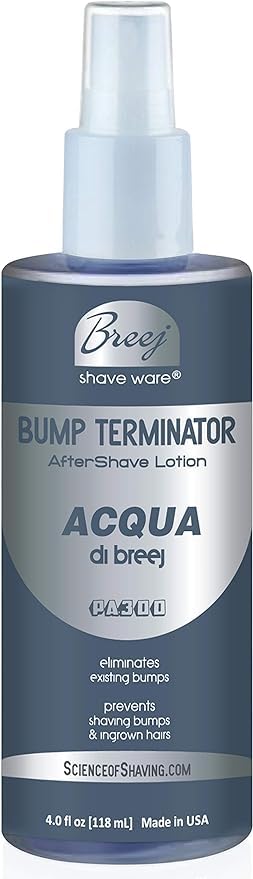 Razor Bumps and Ingrown Hair Treatment | Ingrown Hair Serum & Razor Bump Treatment for Men | Ingrown Hair Exfoliator & After shave Bump Treatment (ACQUA DI BREEJ PA300)