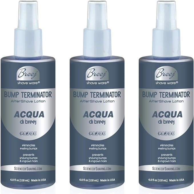 Razor Bumps and Ingrown Hair Treatment | Ingrown Hair Serum & Razor Bump Treatment for Men | Ingrown Hair Exfoliator & After shave Bump Treatment (ACQUA DI BREEJ PA300) - Image 2