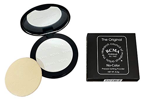 RCMA No-Color Loose Pressed Setting Powder, Neutral Finishing Foundation with Cacao Seed Butter, Smooth Face - Everyday or Professional Makeup for Theater, Movies - Image 3