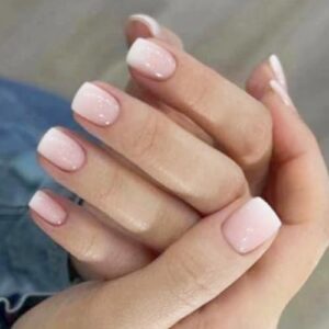 REAL ACRYLIC Glam Nails – Full Kit • NO BPA! • No Harmful Gel! Long-Lasting, Strong, & Safer than Most Artificial Nails (Beginner French)