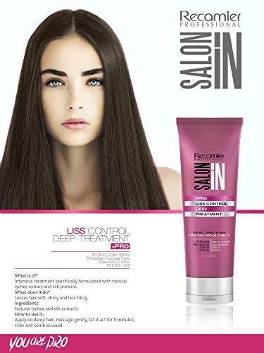 Recamier 34165 Professional Salon In Liss Silk Smoothing Conditioner 8.4 Oz Treatment - Image 3