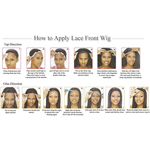Red Lace Front Wig 22 Inch Straight Synthetic Heat Resistant Hair for Women - Image 7
