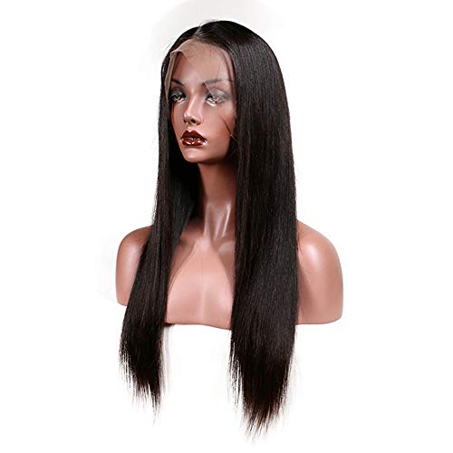 Remy Brazilian Straight Long Full Lace Wigs Website For Women 180% Density 1B 30 Inch Pre Plucked Virgin Human Hair Lace Wigs