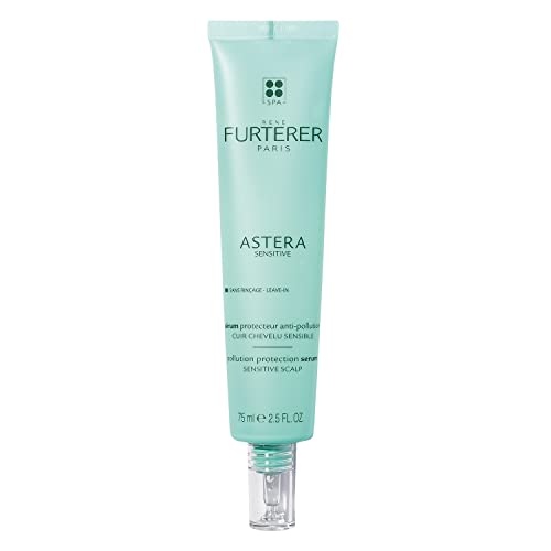 Rene Furterer ASTERA SENSITIVE Pollution Protection Serum - For Sensitive Scalps - Immediate Comfort - Paraben & Silicone-Free - 2.5 fl. oz.