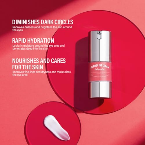 Retinol Eye Cream,Anti-Aging Eye Cream with Hyaluronic Acid and Collagen,Diminish Dark Circles,Eliminate Puffiness,Smooth Fine Lines,Enhances the Elasticity of the Eye Area. - Image 2