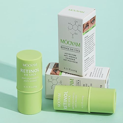 Retinol Eye Stick Anti Aging Eye Cream For Dark Circles and Puffiness, Fade Fine Lines and Firm Skin, Under Eye Balm Glow, Brightening Stick for Daily Anti-wrinkle Cream - Image 7
